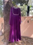 Hand embroidered Anarkali dress