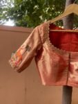pure silk hand embroidery blouse