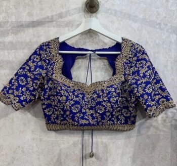Hand Embroidered Silk Bridal Blouse