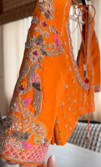 Hand Embroidered Zardosi Silk Blouse