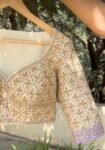 pure silk hand embroidery blouse
