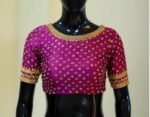 pure silk hand embroidery blouse