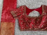 pure silk hand embroidery blouse