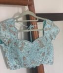 pure silk hand embroidery blouse