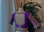 pure silk hand embroidery blouse