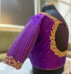 pure silk hand embroidery blouse