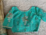 pure silk hand embroidery blouse