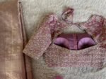 Pure silk hand embroidery blouse
