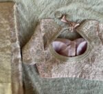 Pure silk hand embroidery blouse