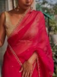 Pure silk cocktailsaree