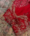 pure silk hand embroidery blouse