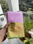 Traditional border silk saree with stitched blouse|traditional saree with readymade blouse