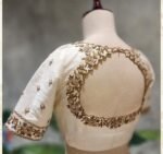 pure silk hand embroidery blouse