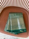 Traditional border silk saree with stitched blouse|traditional saree with readymade blouse
