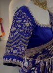 pure silk hand embroidery blouse