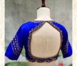pure silk hand embroidery blouse