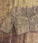 pure silk hand embroidery wedding blouse