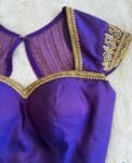 pure silk hand embroidery blouse