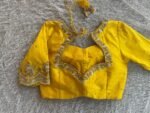 pure silk hand embroidery blouse