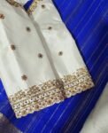 pure silk hand embroidery blouse