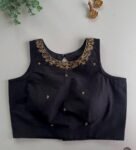 pure silk hand embroidery blouse