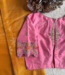 pure silk hand embroidery blouse