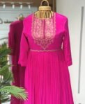 Pink Anarkali suit usa