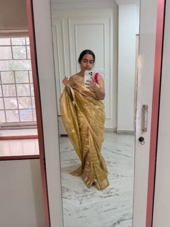Saree with stitched blouse