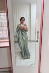 Saree with stitched blouse