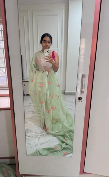 Pista green Kota saree